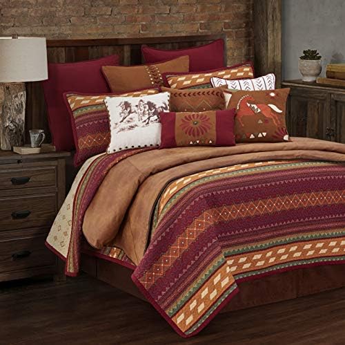 H HIEND ACCENTS Paseo Road Solace 3 Piece Quilt Set
