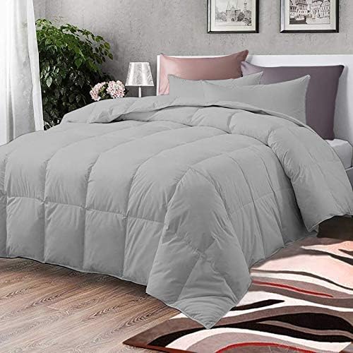 Restilon All Season Cooling Comforter Set 3PC Silver Grey Super King