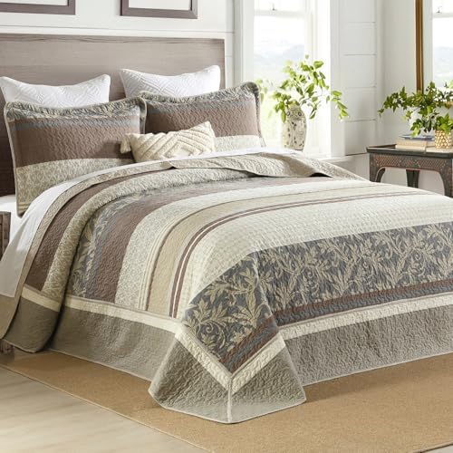 DDUOXIN Oversized King Bedspread Set 3 Piece 1
