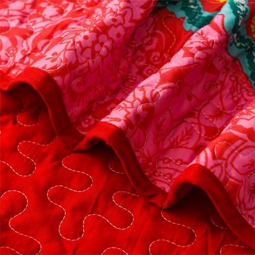 YASMENG Boho Quilt Set Queen Size 3 Piece