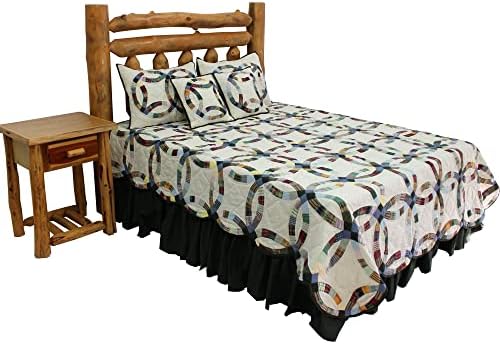 Patch Magic Cream Stone Wall Super Queen Quilt Set