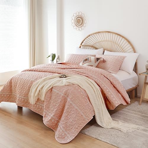 JANZAA Queen Size Quilt Set 3PCS Reversible