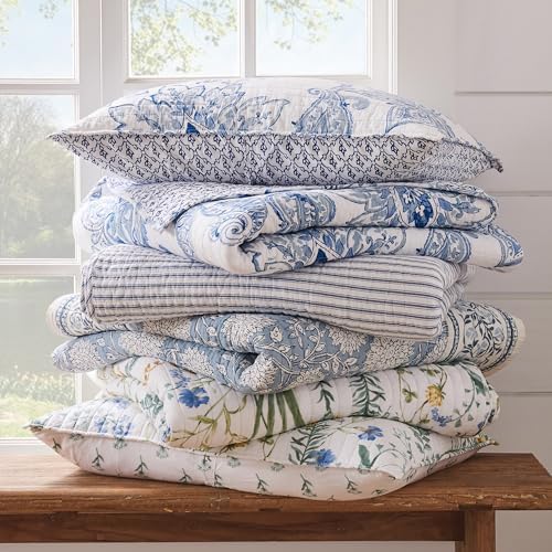 Levtex Home Adare Blue Quilt Set - Full Queen