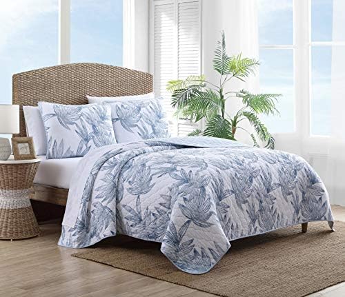 Tommy Bahama Twin Quilt Set - Kayo Blue