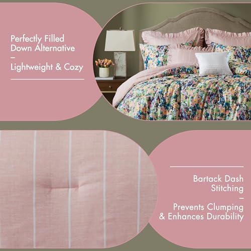 Madison Park Floral Reversible Comforter Set King Size