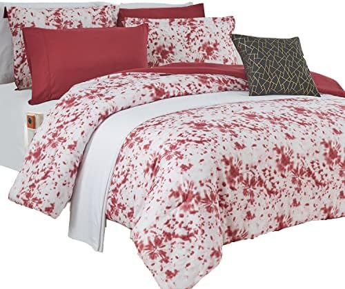 Elegant Comfort Reversible 10-Piece Tie-Dye Comforter Set