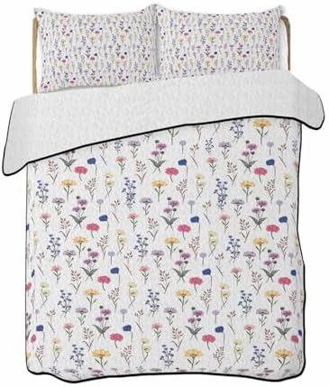 RisQiten Twin XL Quilt Set with Reversible Design