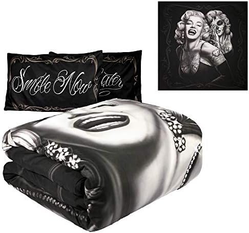JPI Comforter Set Queen - Smile Now - 86x86 with 2 Pillow Shams