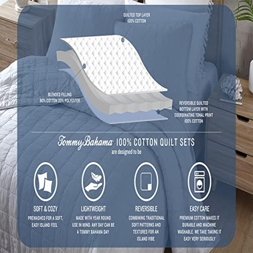 Tommy Bahama Twin Quilt Set with Matching Sham