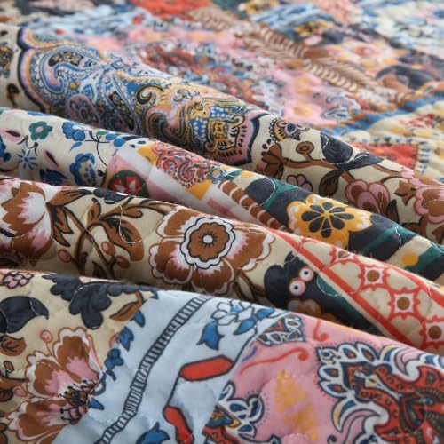 Autumn Dream Cotton Quilt Set 3-Piece Reversible Bedspread