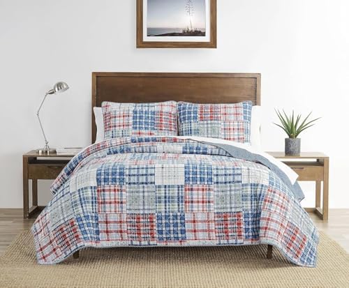 Nautica Twin Quilt Set Raeford Blue