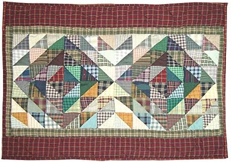 Patch Magic Amazingly Red Super Queen Quilt Set