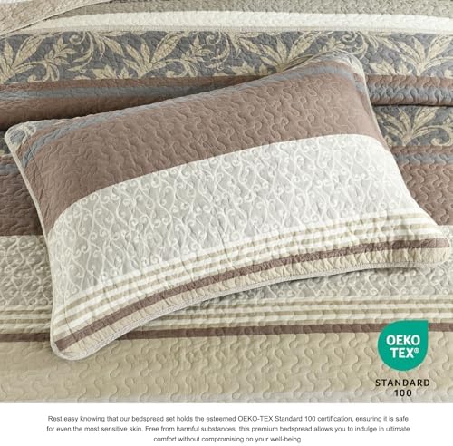 DDUOXIN Oversized King Bedspread Set 3 Piece 1