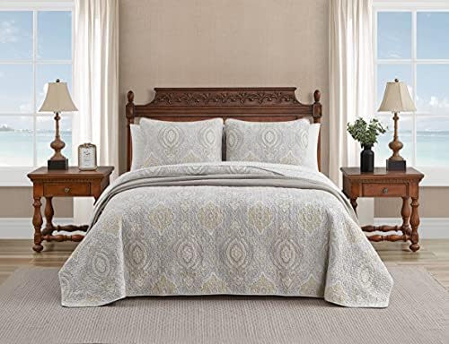 Tommy Bahama Twin Quilt Set Reversible Cotton