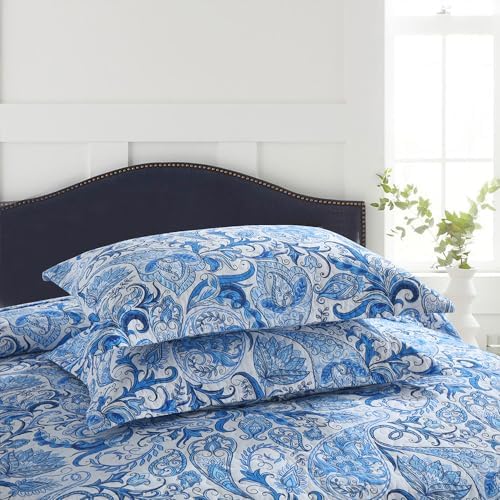 Camandy Cotton Quilt Bedding Set Reversible 3 Pieces King Size