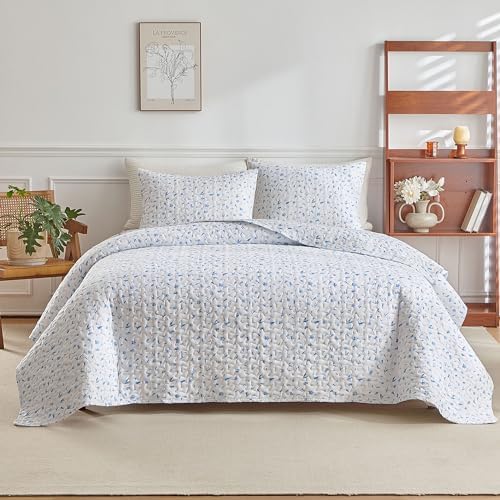 mixinni King Quilt Bedding Set with Pillow Shams 1
