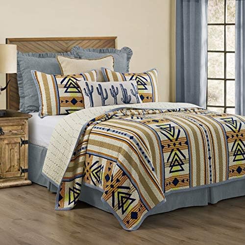 Paseo Road Aztec Quilt Set 3 Piece Super Queen