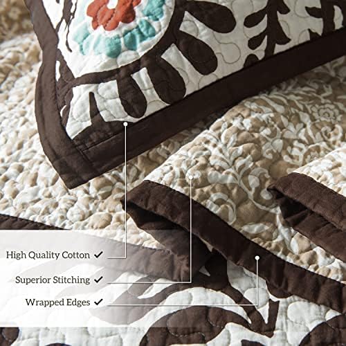 Paseo Road Rebecca 3 Piece Quilt Set with Pillow Shams