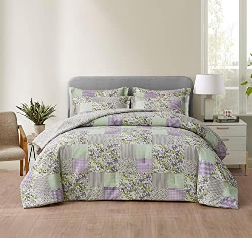 Chezmoi Collection Daisy 3-Piece Comforter Set