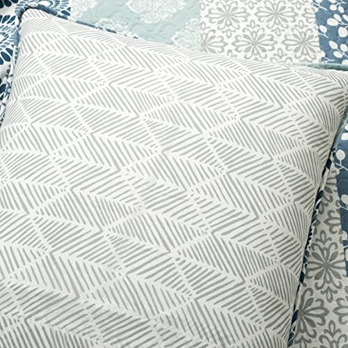 Lush Decor Bohemian Stripe Reversible Quilt Set 3 Piece Queen
