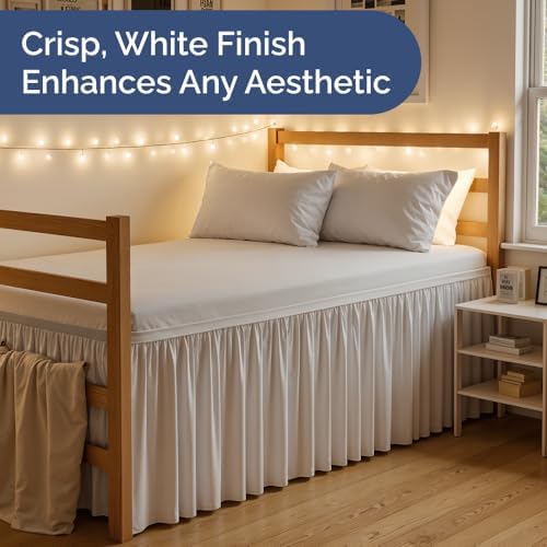 CGK Unlimited Wrap Around Bed Skirt - Twin XL 30 Inch Drop