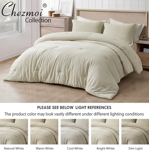 Chezmoi Breeze 2-Piece Cotton Gauze Comforter Set