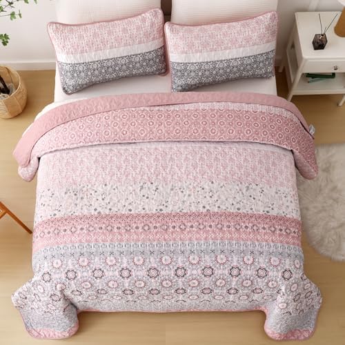 WONGS BEDDING Boho Quilt Set Queen