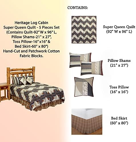 Patch Magic Heritage Log Cabin Quilt Set