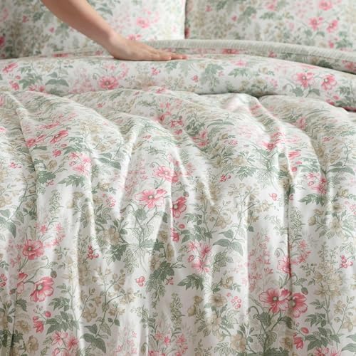 Laura Ashley Twin XL Comforter Set with Sheets and Pillowcase