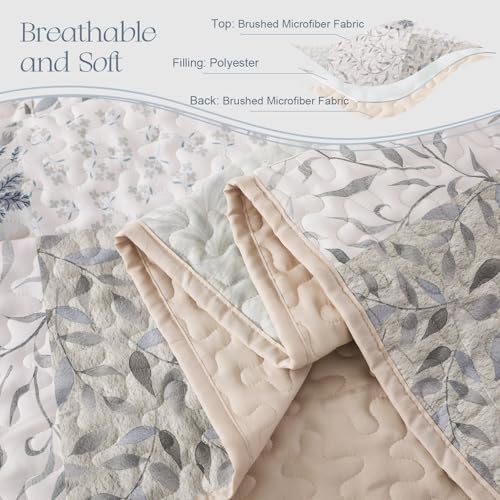 Exclusivo Mezcla Reversible Boho Quilt Set Twin Size