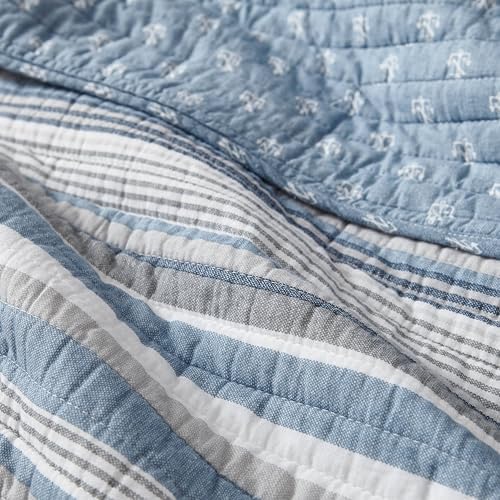 Nautica Quilt Set Jettison Grey FullQueen 1