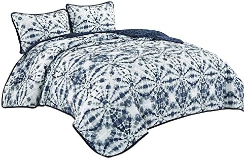 Jaba 3-Piece King Size Quilt Set with Shams 1