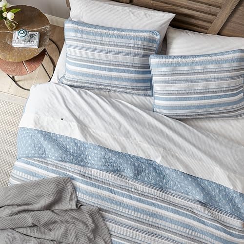 Nautica Quilt Set Jettison Grey FullQueen 1