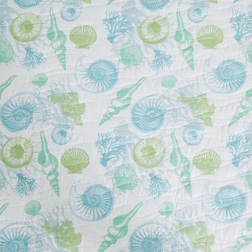 CF Home Delray Beach Ocean Theme Quilt Set Twin 2 Piece