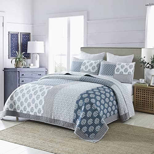 PANGUSHAN King Size Quilt Set - 3 Piece Cotton Bedding