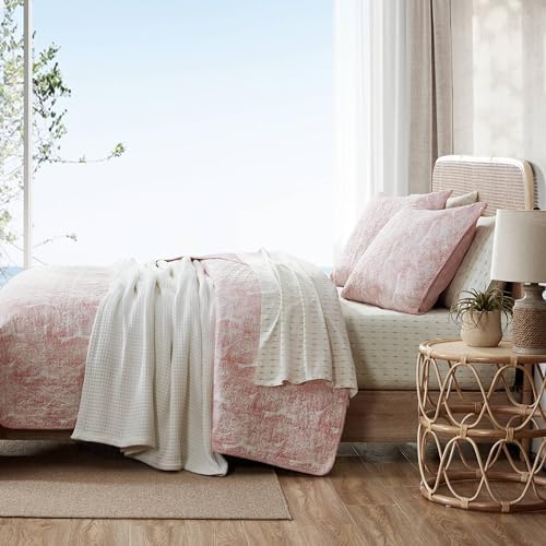 Tommy Bahama Twin Quilt Set with Reversible Design 1
