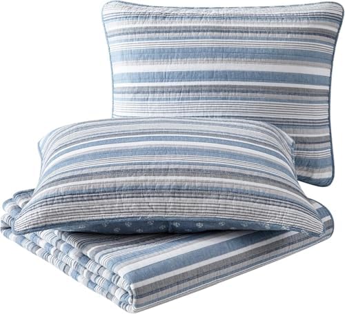 Nautica Quilt Set Jettison Grey FullQueen 1