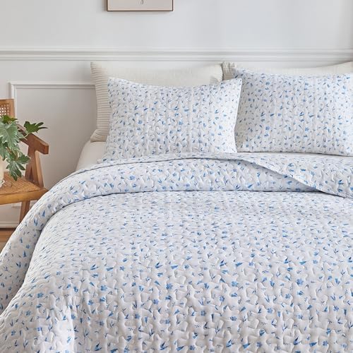 mixinni King Quilt Bedding Set with Pillow Shams 1