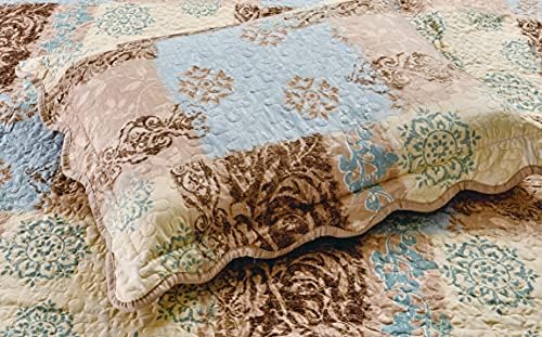 Masterplay Cal King Quilt Set with Pillow Shams