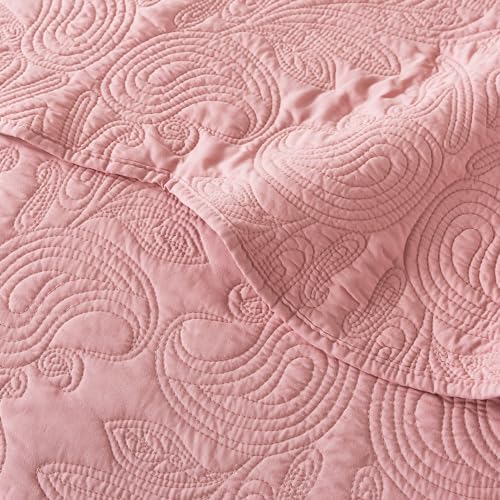 HoneiLife King Quilt Set - 3 Piece Microfiber Bedding Set