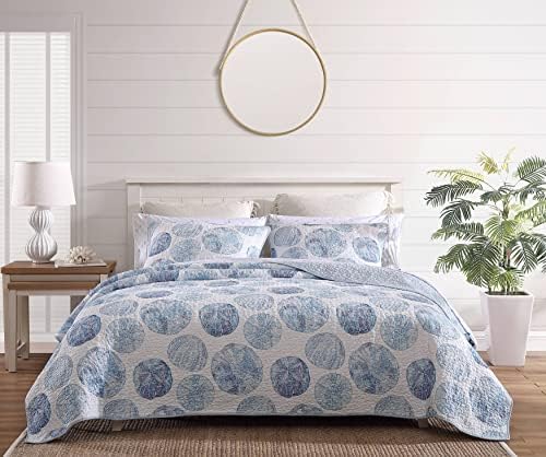 Tommy Bahama Queen Quilt Set with Reversible Design