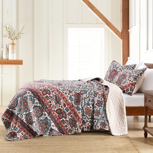 HORIMOTE HOME Boho Reversible Queen Quilt Set