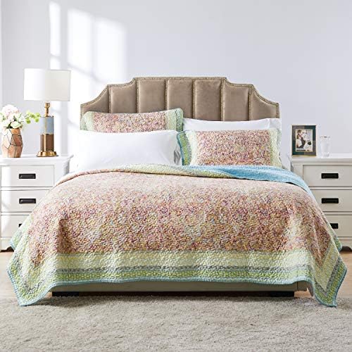 Barefoot Bungalow Palisades Pastel Quilt Set