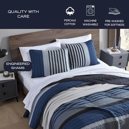 Nautica Twin Quilt Set with Matching Sham 1