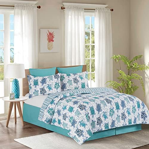 CF Home Turtle Bay Reversible Quilt Set FullQueen 3 Piece 1