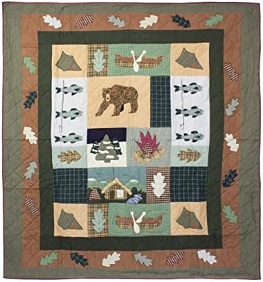 Patch Magic Quilt Set - 5 Piece Super Queen Comfort Collection
