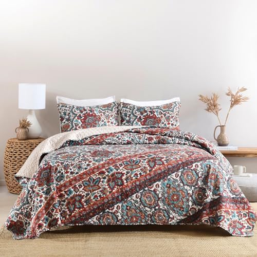 HORIMOTE HOME Boho Reversible Queen Quilt Set