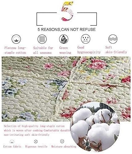 Wrinkle-Resistant Cotton Quilt Set Super King Size