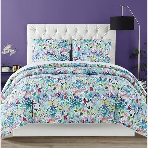 Christian Siriano Dhalia Botanical Floral Comforter Set Twin XL 1