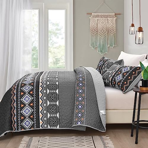 WONGS BEDDING Boho Quilt Set Queen 1